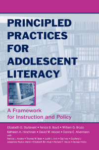 表紙画像: Principled Practices for Adolescent Literacy 1st edition 9780805851120