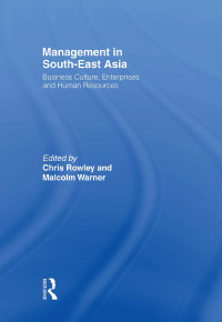 Imagen de portada: Management in South-East Asia 1st edition 9780415494953