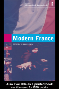 Titelbild: Modern France 1st edition 9780415154321