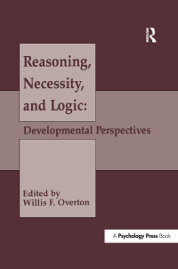 Titelbild: Reasoning, Necessity, and Logic 1st edition 9781138997066