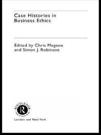 Imagen de portada: Case Histories in Business Ethics 1st edition 9780415231435