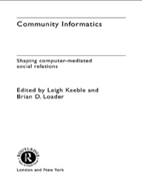 Titelbild: Community Informatics 1st edition 9780415231114