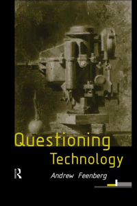 صورة الغلاف: Questioning Technology 1st edition 9780415197557