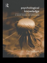 Cover image: Psychological Knowledge 1st edition 9780415192538