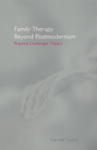 Imagen de portada: Family Therapy Beyond Postmodernism 1st edition 9780415183000