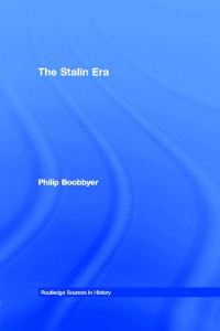 Cover image: The Stalin Era 1st edition 9780415182973