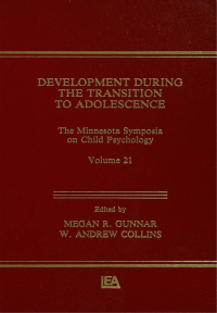 Cover image: Development During the Transition to Adolescence 1st edition 9781138967533