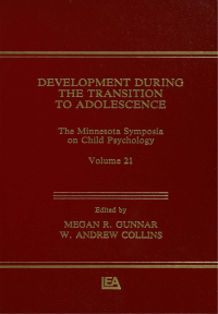 صورة الغلاف: Development During the Transition to Adolescence 1st edition 9781138967533