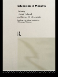 Titelbild: Education in Morality 1st edition 9780415153652