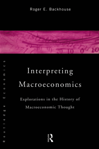 Imagen de portada: Interpreting Macroeconomics 1st edition 9780415153607