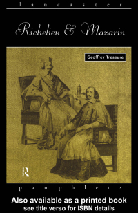 Imagen de portada: Richelieu and Mazarin 1st edition 9781138181380