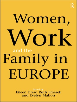 Immagine di copertina: Women, Work and the Family in Europe 1st edition 9780415153508