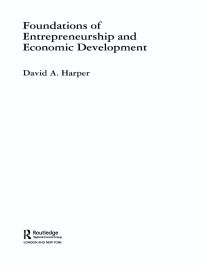 Imagen de portada: Foundations of Entrepreneurship and Economic Development 1st edition 9780415459204