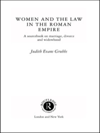 Cover image: Women and the Law in the Roman Empire 1st edition 9780415152419