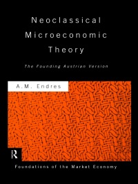 Omslagafbeelding: Neoclassical Microeconomic Theory 1st edition 9780415152099