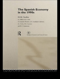 صورة الغلاف: The Spanish Economy in the 1990s 1st edition 9780415152075