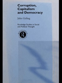 Imagen de portada: Corruption, Capitalism and Democracy 1st edition 9781138880078