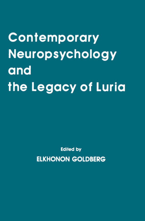 Contemporary Neuropsychology and the Legacy of Luria, 1st Edition - FULL INSTANT DOWNLOAD | PDF DOCX EPUB