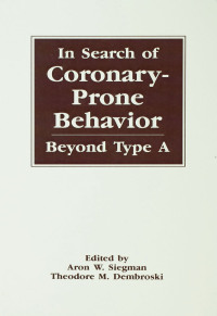 Cover image: In Search of Coronary-prone Behavior 1st edition 9780805803419