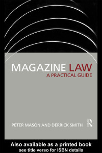 Cover image: Magazine Law 1st edition 9780415151429