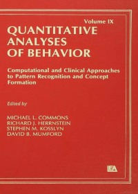 صورة الغلاف: Computational and Clinical Approaches to Pattern Recognition and Concept Formation 1st edition 9781138971394