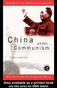 Titelbild: China Under Communism 1st edition 9780415150453