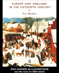 Imagen de portada: Europe and England in the Sixteenth Century 1st edition 9780415150415