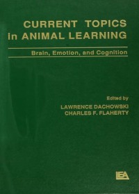 Cover image: Current Topics in Animal Learning 1st edition 9781138967144
