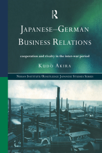 صورة الغلاف: Japanese-German Business Relations 1st edition 9780415149716