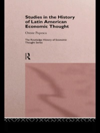 Immagine di copertina: Studies in the History of Latin American Economic Thought 1st edition 9780415149013