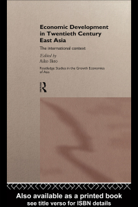 Titelbild: Economic Development in Twentieth-Century East Asia 1st edition 9780415149006