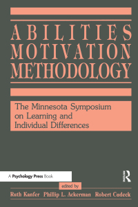 Cover image: Abilities, Motivation and Methodology 1st edition 9780805804966