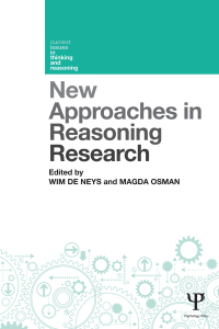 صورة الغلاف: New Approaches in Reasoning Research 1st edition 9781848721555