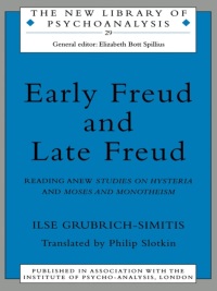 Cover image: Early Freud and Late Freud 1st edition 9780415148443