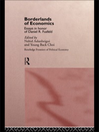 Imagen de portada: Borderlands of Economics 1st edition 9781138866140