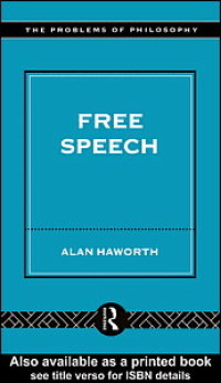 Cover image: Free Speech 1st edition 9780415148054