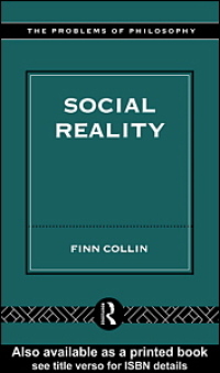 Cover image: Social Reality 1st edition 9780415147972