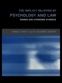 Cover image: The Implicit Relation of Psychology and Law 1st edition 9780415147828