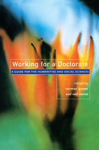 Omslagafbeelding: Working for a Doctorate 1st edition 9780415147316