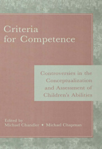 Imagen de portada: Criteria for Competence 1st edition 9781138966994