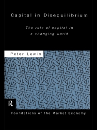 Cover image: Capital in Disequilibrium 1st edition 9781138988071