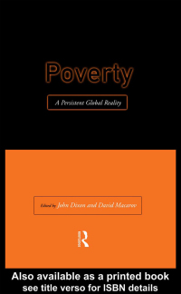 Imagen de portada: Poverty 1st edition 9780415146814