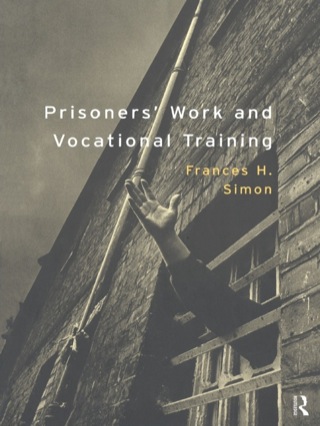 Cover image: Prisoners' Work and Vocational Training 1st edition 9780415146760