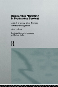 表紙画像: Relationship Marketing in Professional Services 1st edition 9780415146074