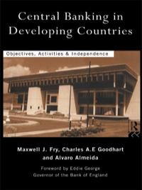 Imagen de portada: Central Banking in Developing Countries 1st edition 9780415145343