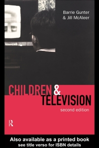 Cover image: Children & Television 2nd edition 9780415144520