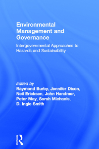 Cover image: Environmental Management and Governance 1st edition 9780415144452