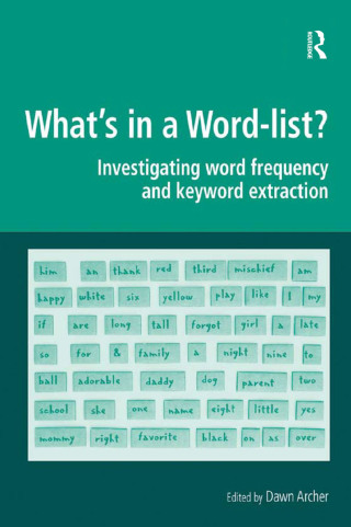 Cover image: What's in a Word-list? 1st edition 9780754672401