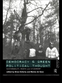 Omslagafbeelding: Democracy and Green Political Thought 1st edition 9780415144124