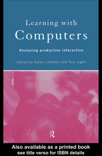 Imagen de portada: Learning with Computers 1st edition 9780415142854